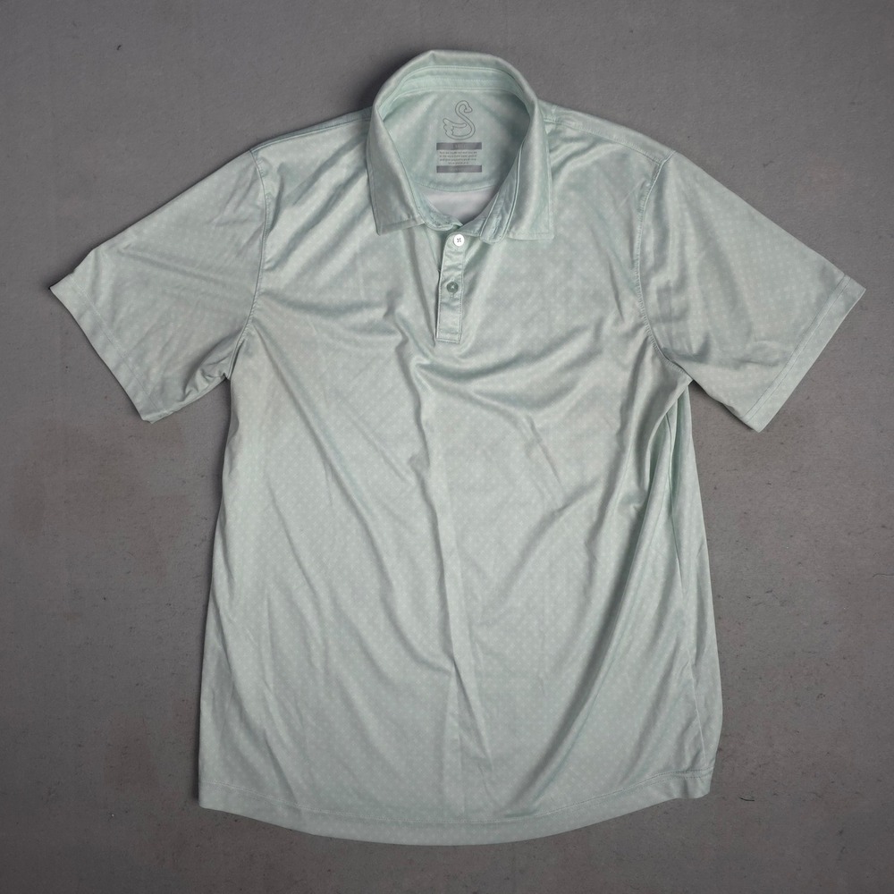 Swannies Golf‎ Polo Shirt Mens Large Athletic Lightweight Breathable